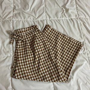 *3/$20* Forever 21 brown gingham pants